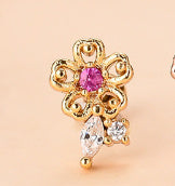 Star Diamond Stud Earrings