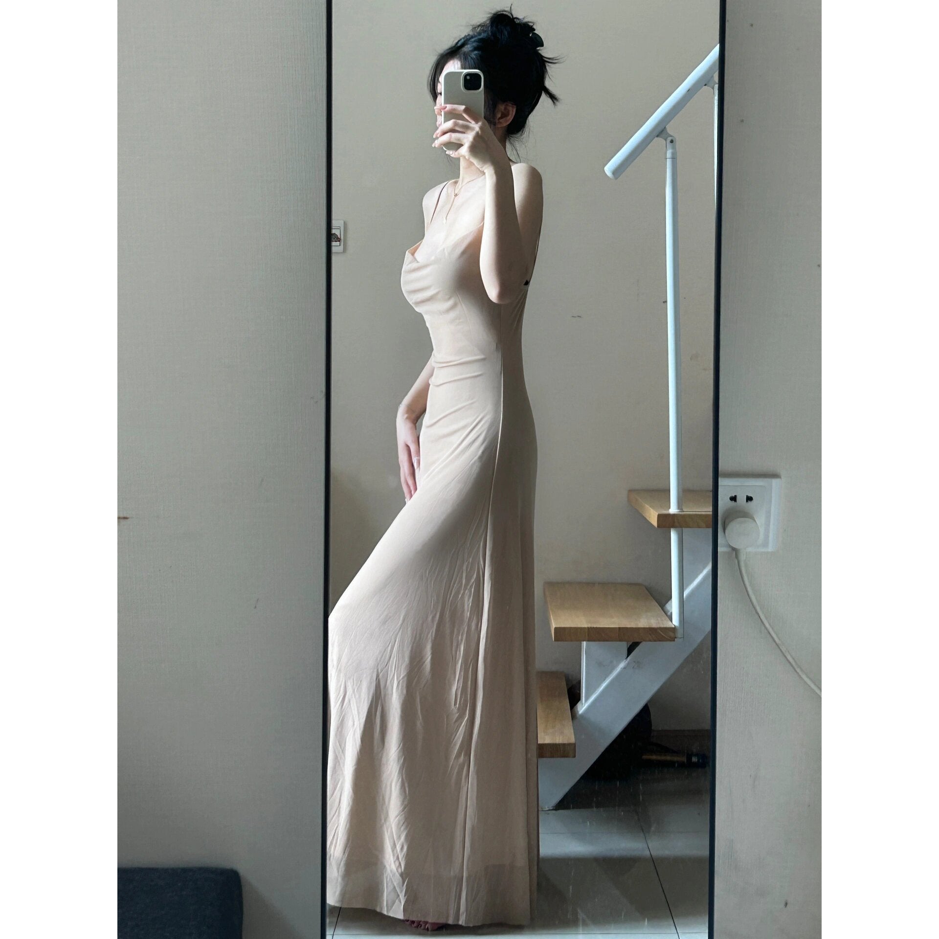 Summer Waist Slimming Elegant Adult Lady Like Woman Socialite French Dress