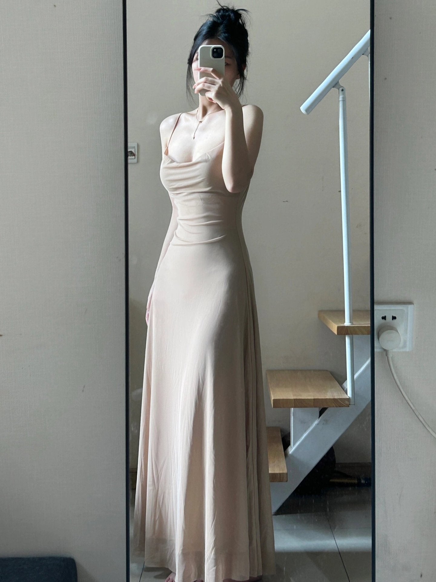 Summer Waist Slimming Elegant Adult Lady Like Woman Socialite French Dress